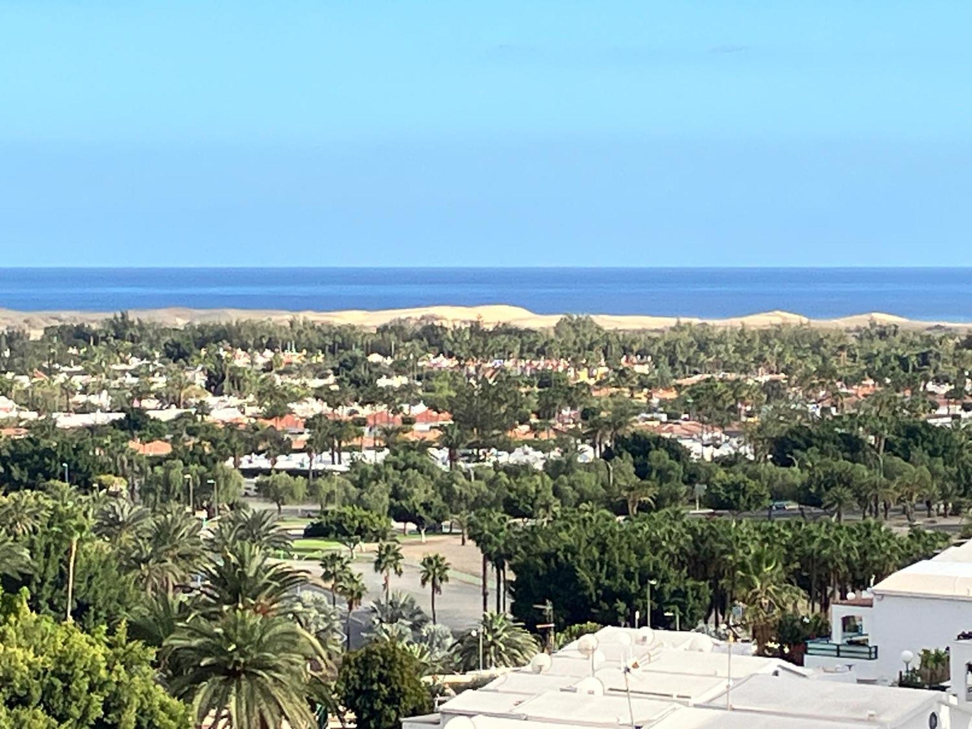 Apartamento casAkash con Vistas al Mar, Terraza, Piscina y Parking gratuito Maspalomas  Exterior foto